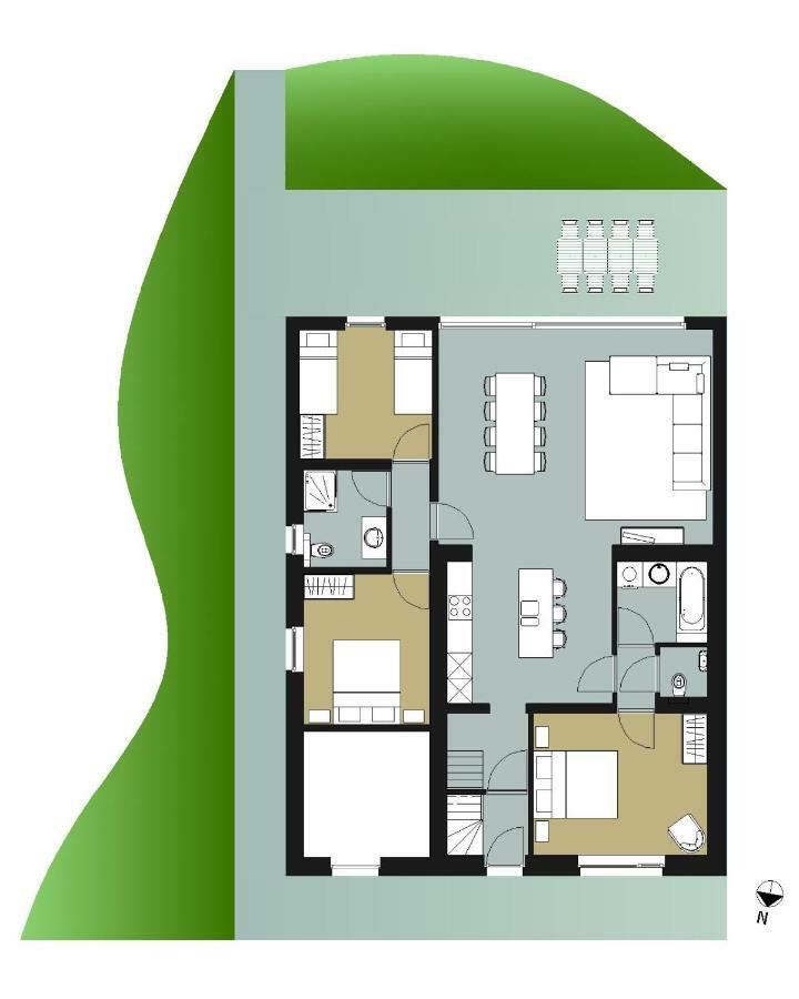 Aan De Duinbossen Apartment De Haan Bagian luar foto